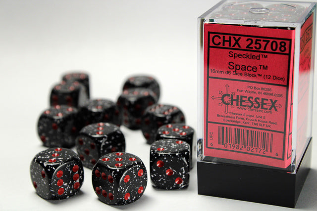 16mm Dice Block: Speckled: Space (12d6)