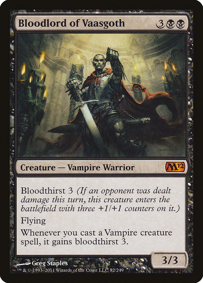 Bloodlord of Vaasgoth [Magic 2012], MTG Single - Gamers Grove