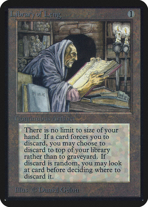 Library of Leng [Limited Edition Alpha], MTG Single - Gamers Grove