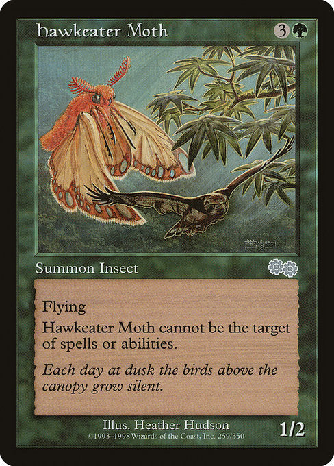 Hawkeater Moth [Urza's Saga]