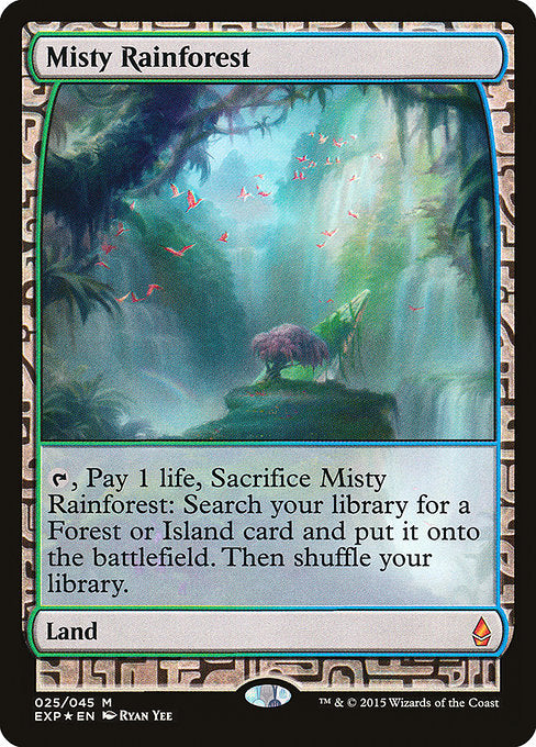 Misty Rainforest [Zendikar Expeditions], MTG Single - Gamers Grove