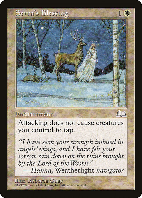 Serra's Blessing [Weatherlight], MTG Single - Gamers Grove