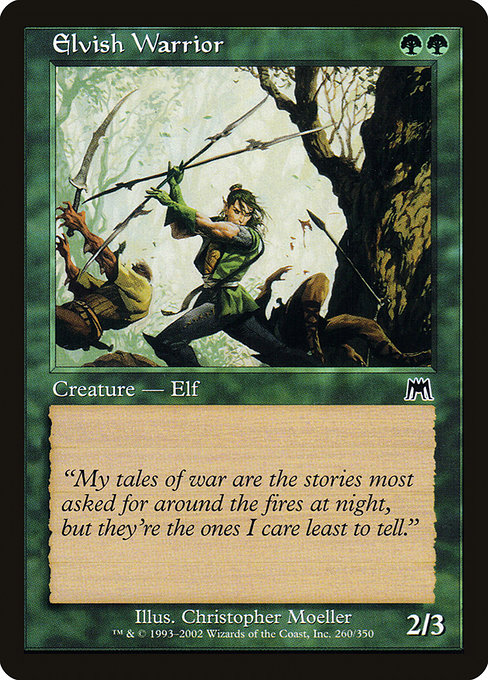 Elvish Warrior [Onslaught], MTG Single - Gamers Grove