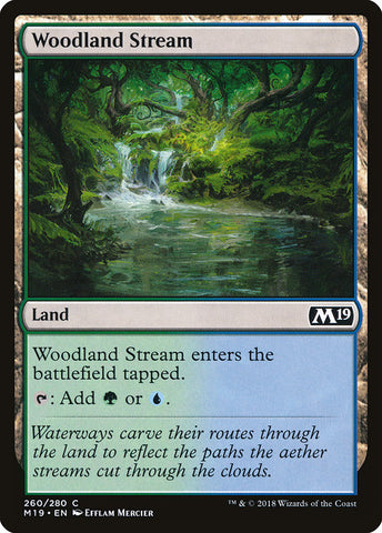 Woodland Stream [Core Set 2019], MTG Single - Gamers Grove