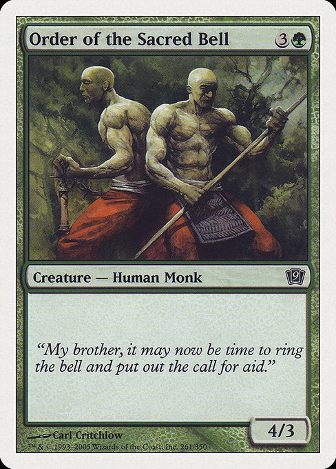 Order of the Sacred Bell [Ninth Edition], MTG Single - Gamers Grove
