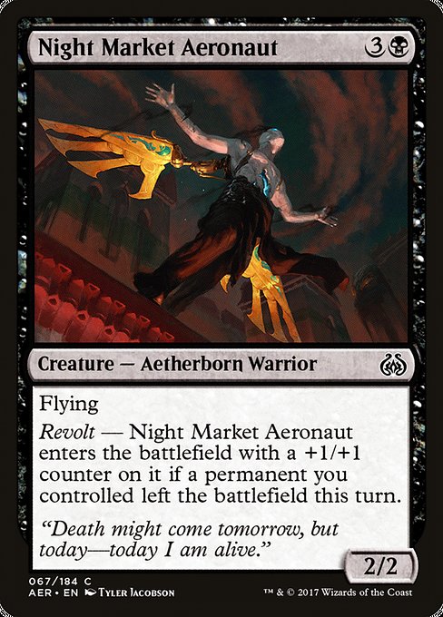 Night Market Aeronaut [Aether Revolt], MTG Single - Gamers Grove