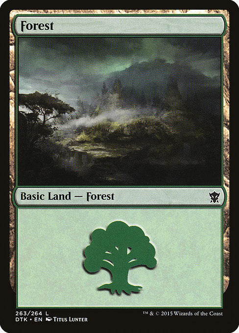 Forest [Dragons of Tarkir], MTG Single - Gamers Grove