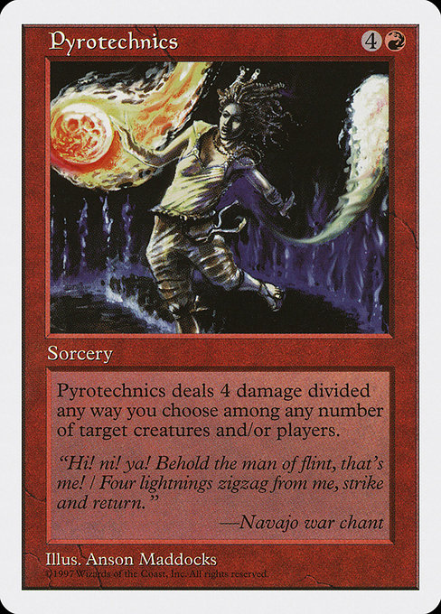 Pyrotechnics [Fifth Edition], MTG Single - Gamers Grove