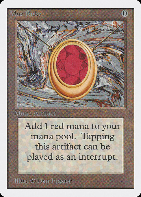 Mox Ruby [Unlimited Edition], MTG Single - Gamers Grove