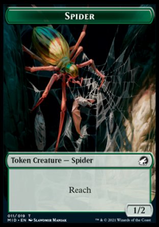 Spider Token [Innistrad: Midnight Hunt Tokens]
