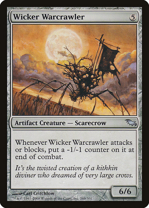 Wicker Warcrawler [Shadowmoor], MTG Single - Gamers Grove