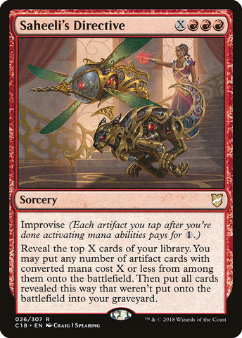 Saheeli's Directive [Commander 2018], MTG Single - Gamers Grove