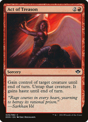 Act of Treason [Duel Decks: Speed vs. Cunning], MTG Single - Gamers Grove