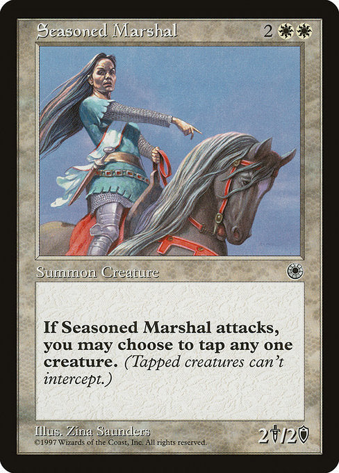 Seasoned Marshal [Portal], MTG Single - Gamers Grove