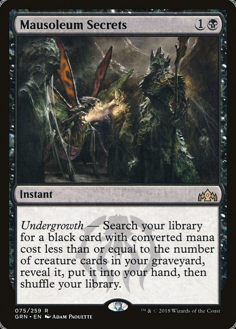 Mausoleum Secrets [Guilds of Ravnica], MTG Single - Gamers Grove