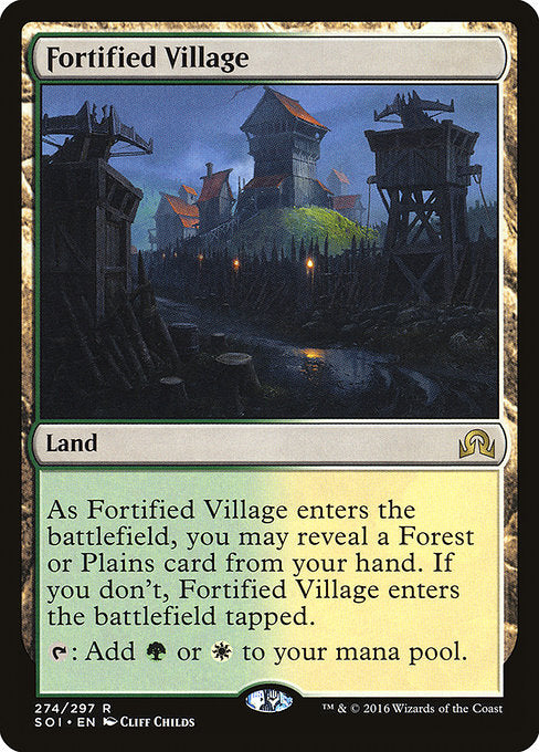 Fortified Village [Shadows over Innistrad], MTG Single - Gamers Grove