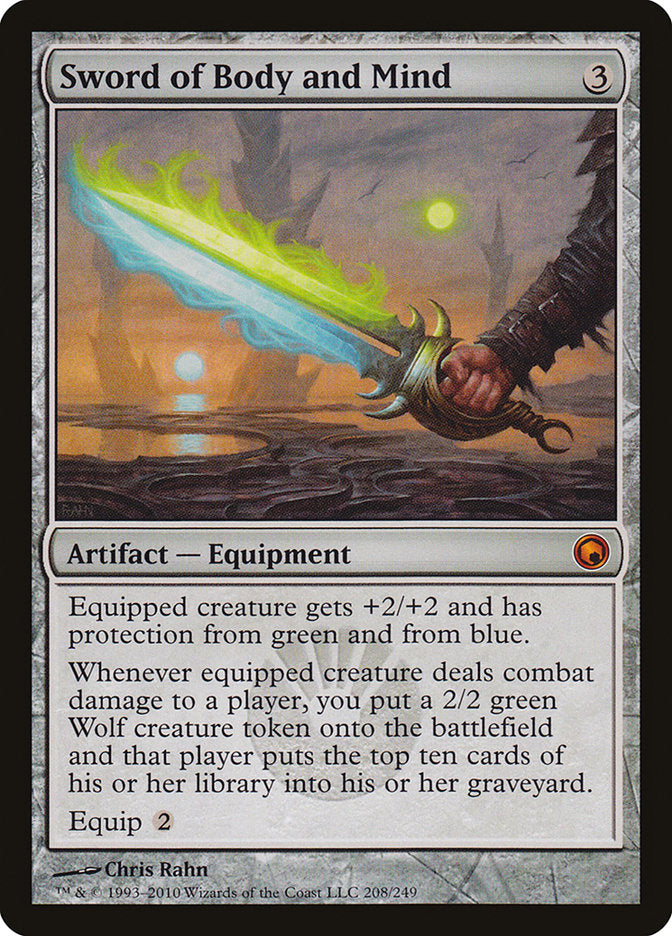 Sword of Body and Mind [Scars of Mirrodin], MTG Single - Gamers Grove