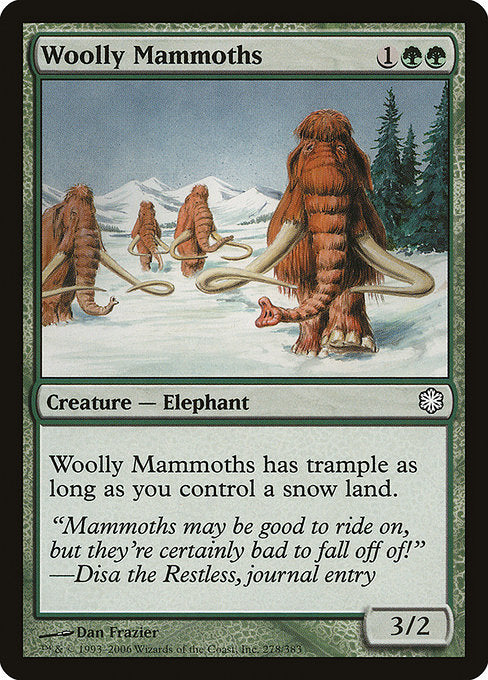 Woolly Mammoths [Coldsnap Theme Decks], MTG Single - Gamers Grove