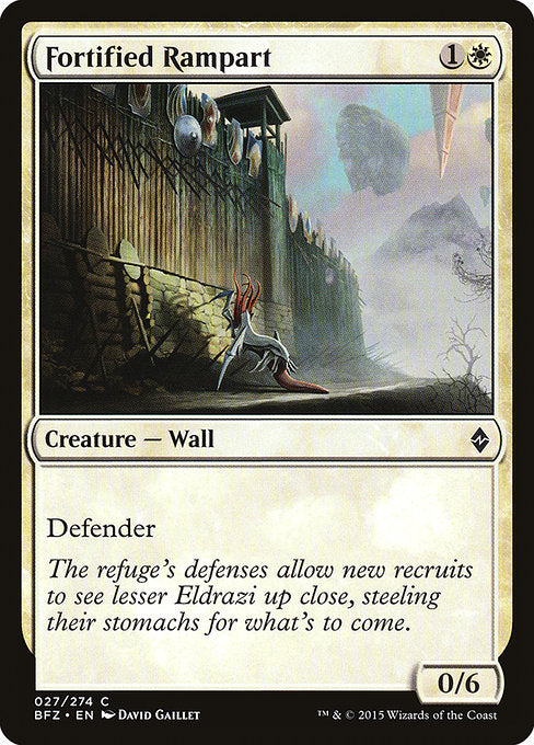 Fortified Rampart [Battle for Zendikar]