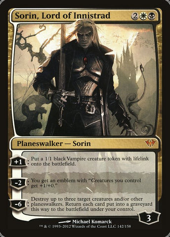 Sorin, Lord of Innistrad [Dark Ascension], MTG Single - Gamers Grove