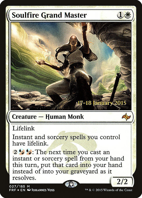 Soulfire Grand Master [Fate Reforged Promos], MTG Single - Gamers Grove