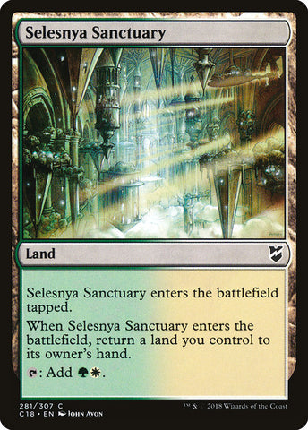 Selesnya Sanctuary [Commander 2018], MTG Single - Gamers Grove