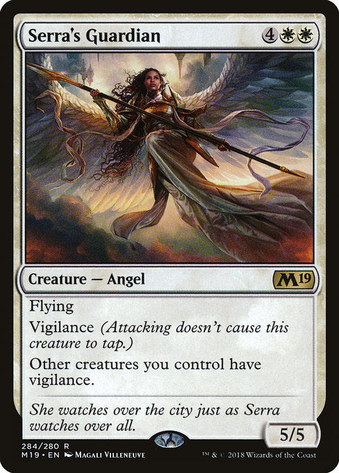 Serra's Guardian [Core Set 2019], MTG Single - Gamers Grove