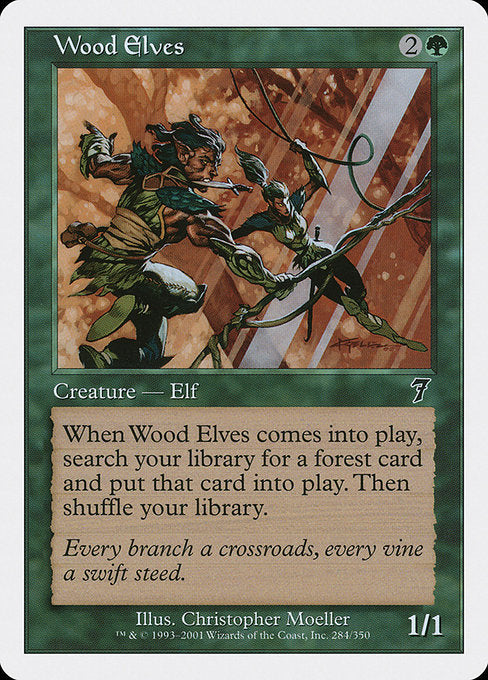 Wood Elves [Seventh Edition], MTG Single - Gamers Grove