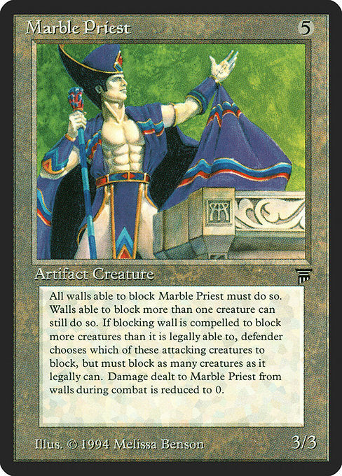 Marble Priest [Legends], MTG Single - Gamers Grove