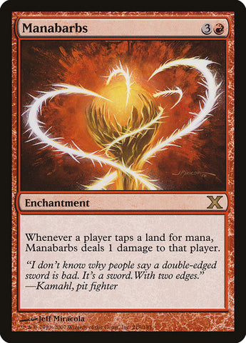 Manabarbs [Tenth Edition], MTG Single - Gamers Grove