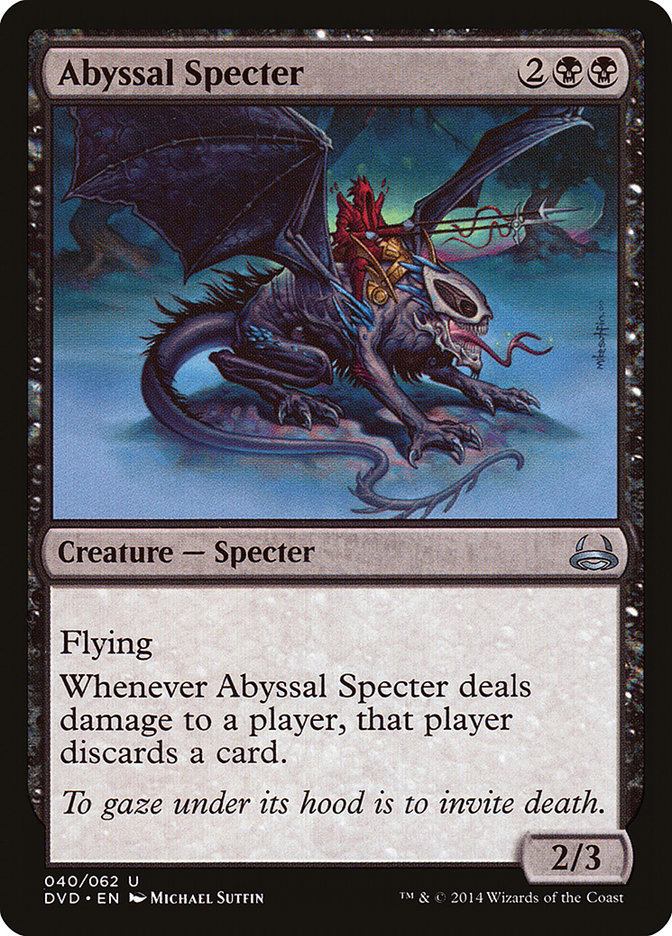 Abyssal Specter (Divine vs. Demonic) [Duel Decks Anthology], MTG Single - Gamers Grove