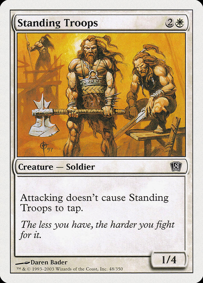 Standing Troops [Eighth Edition], MTG Single - Gamers Grove