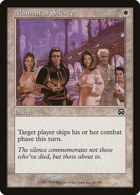 Moment of Silence [Mercadian Masques], MTG Single - Gamers Grove