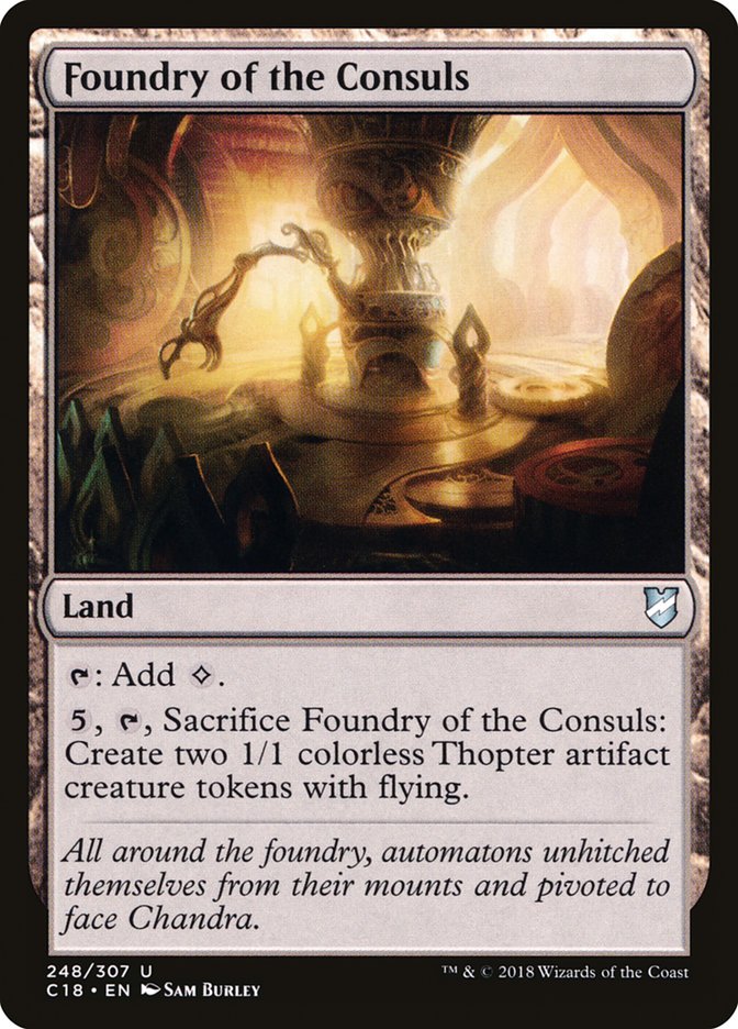 Foundry of the Consuls [Commander 2018], MTG Single - Gamers Grove