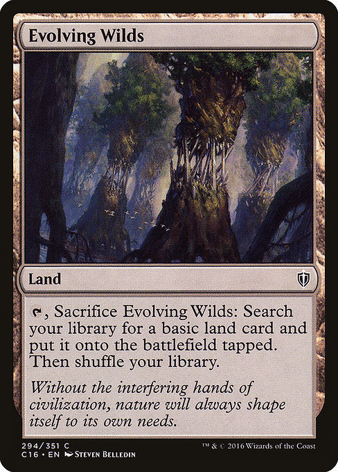 Evolving Wilds [Commander 2016], MTG Single - Gamers Grove