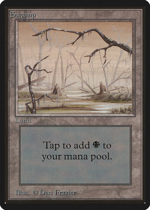 Swamp [Limited Edition Beta], MTG Single - Gamers Grove