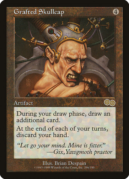 Grafted Skullcap [Urza's Saga], MTG Single - Gamers Grove