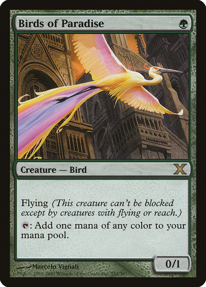 Birds of Paradise [Tenth Edition], MTG Single - Gamers Grove