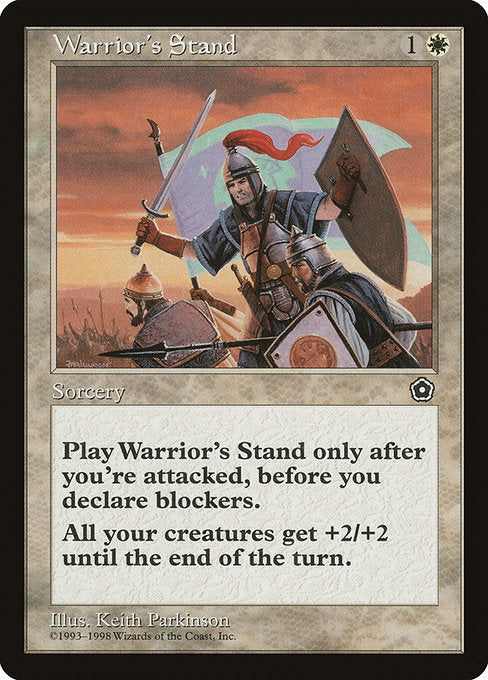 Warrior's Stand [Portal Second Age], MTG Single - Gamers Grove