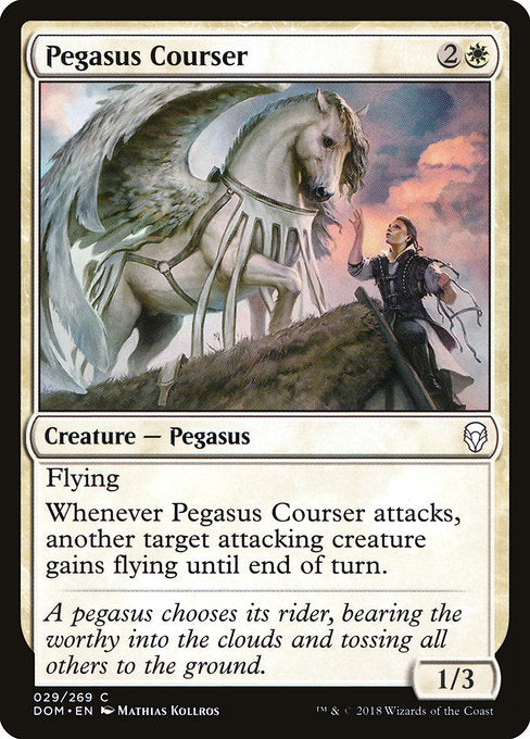 Pegasus Courser [Dominaria], MTG Single - Gamers Grove