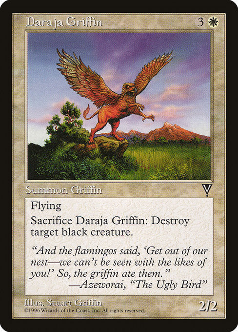 Daraja Griffin [Visions], MTG Single - Gamers Grove