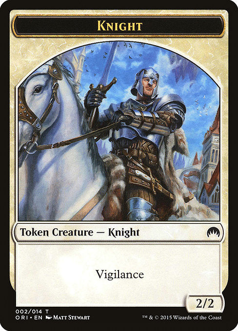Knight [Magic Origins Tokens], MTG Single - Gamers Grove