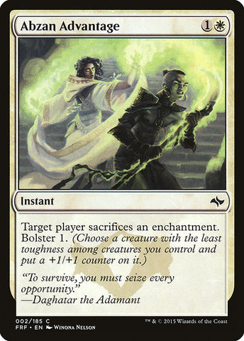 Abzan Advantage [Fate Reforged], MTG Single - Gamers Grove