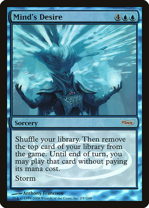 Mind's Desire [Judge Gift Cards 2008], MTG Single - Gamers Grove