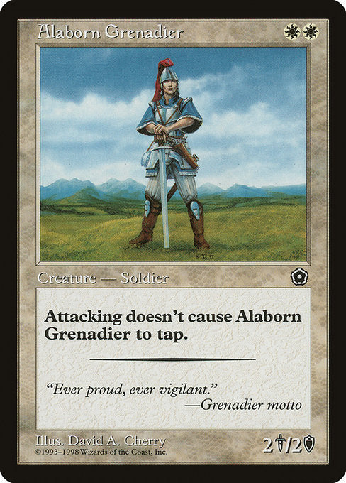 Alaborn Grenadier [Portal Second Age], MTG Single - Gamers Grove