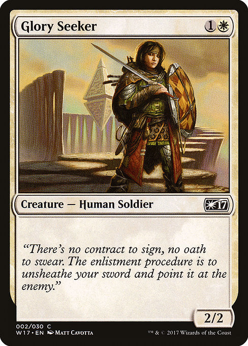 Glory Seeker [Welcome Deck 2017], MTG Single - Gamers Grove