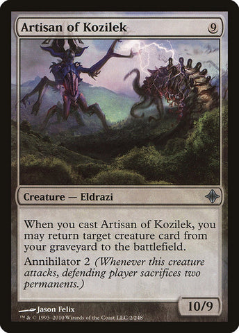Artisan of Kozilek [Rise of the Eldrazi], MTG Single - Gamers Grove