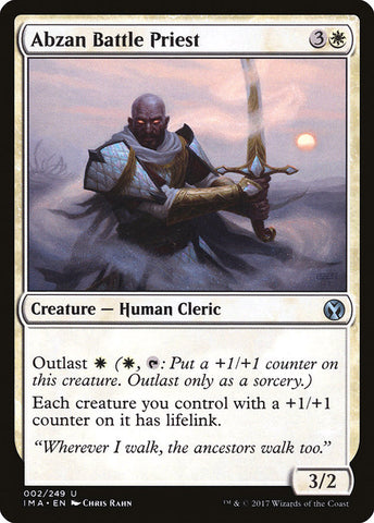 Abzan Battle Priest [Iconic Masters], MTG Single - Gamers Grove