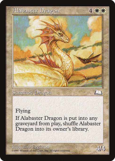 Alabaster Dragon [Weatherlight], MTG Single - Gamers Grove