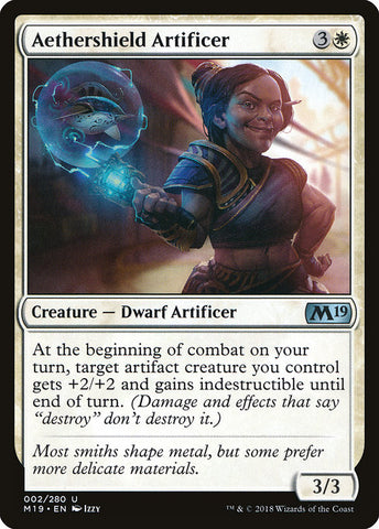 Aethershield Artificer [Core Set 2019], MTG Single - Gamers Grove